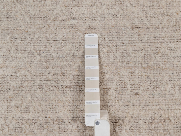 2'5" x 8'2" New Hand Knotted Brown Wool Runner Oriental Rug - MOA10292234