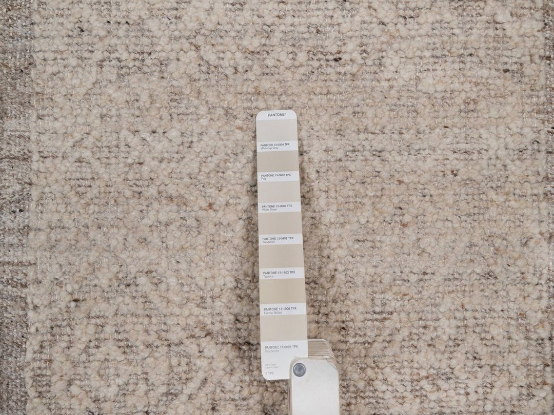 2'0" x 3'1" New Hand Knotted Brown Wool Rectangle Oriental Rug - MOA10292236