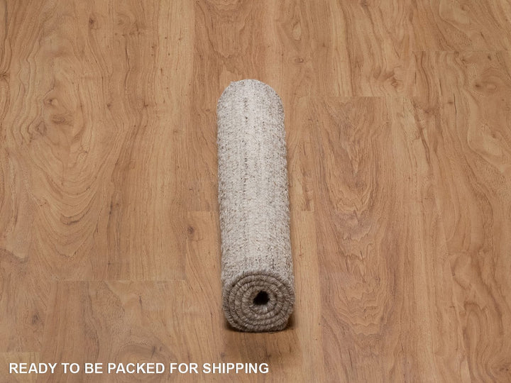 2'0" x 3'1" New Hand Knotted Brown Wool Rectangle Oriental Rug - MOA10292237