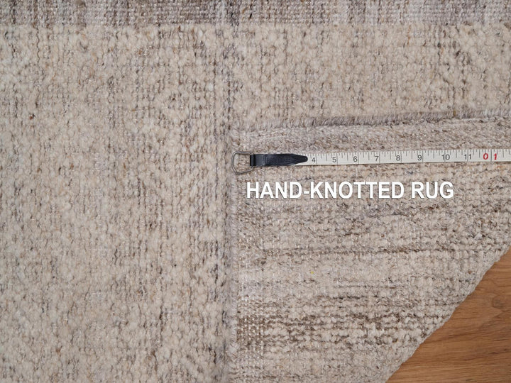 2'0" x 3'1" New Hand Knotted Brown Wool Rectangle Oriental Rug - MOA10292237