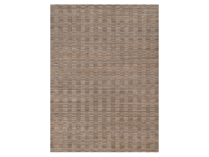 10'2" x 14'0" New Hand Loomed Brown Polyester Rectangle Oriental Rug - MOA10292242