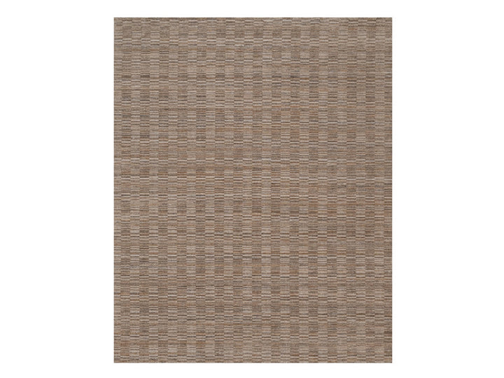 12'1" x 15'0" New Hand Loomed Brown Polyester Rectangle Oriental Rug - MOA10292243