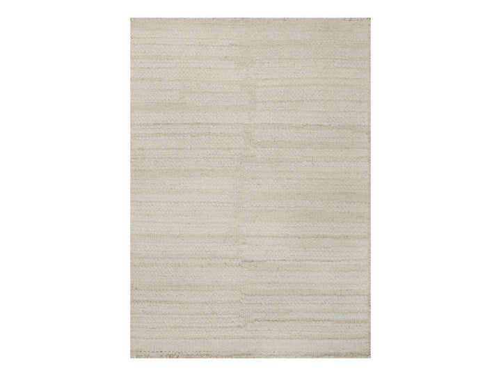 1'11" x 3'1" New Hand Knotted Ivory Wool Rectangle Oriental Rug - MOA10292257