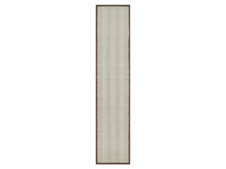 2'6" x 11'11" New Hand Knotted Ivory Wool Runner Oriental Rug - MOA10292260