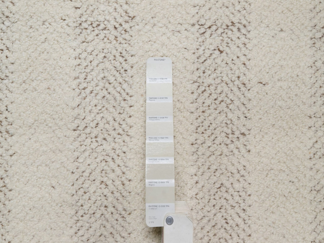 2'6" x 11'11" New Hand Knotted Ivory Wool Runner Oriental Rug - MOA10292260