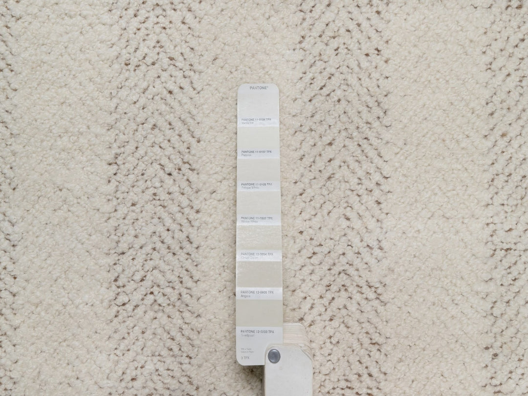 2'5" x 10'0" New Hand Knotted Ivory Wool Runner Oriental Rug - MOA10292262