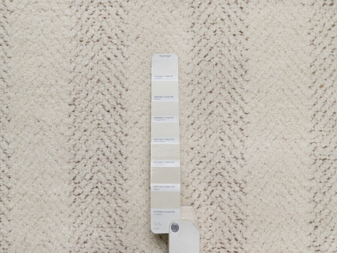 2'5" x 10'1" New Hand Knotted Ivory Wool Runner Oriental Rug - MOA10292263