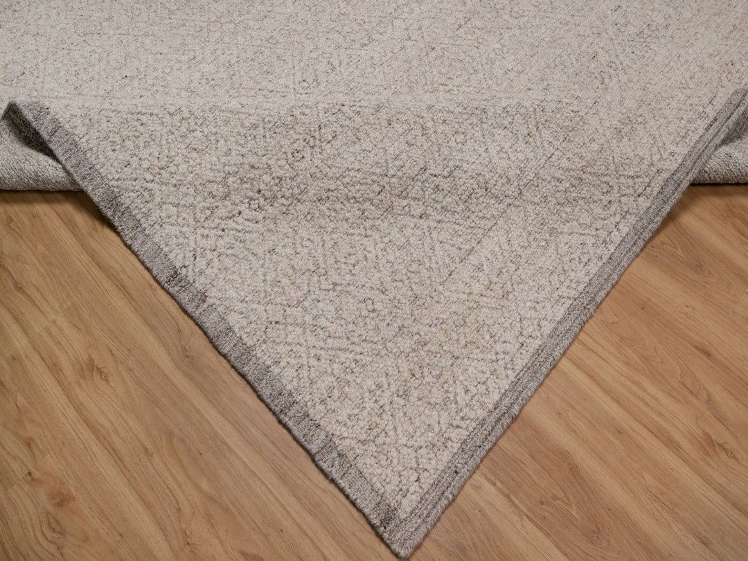 12'0" x 15'1" New Hand Knotted Brown Wool Rectangle Oriental Rug - MOA10292266