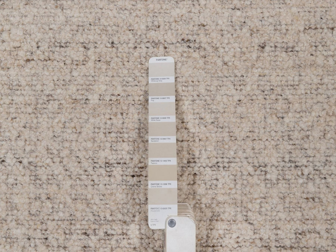 12'0" x 15'1" New Hand Knotted Brown Wool Rectangle Oriental Rug - MOA10292266