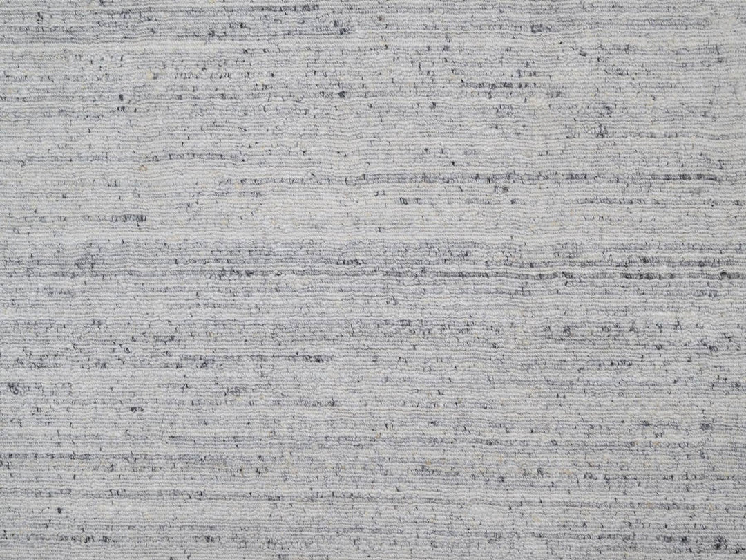 12'0" x 15'0" New Hand Loomed Grey Wool Rectangle Oriental Rug - MOA10292267