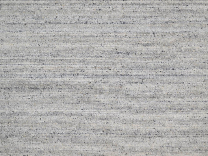 8'0" x 9'11" New Hand Loomed Grey Wool Rectangle Oriental Rug - MOA10292272