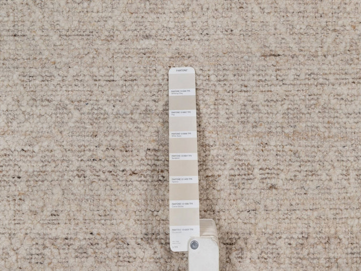 2'6" x 8'0" New Hand Knotted Brown Wool Runner Oriental Rug - MOA10292274