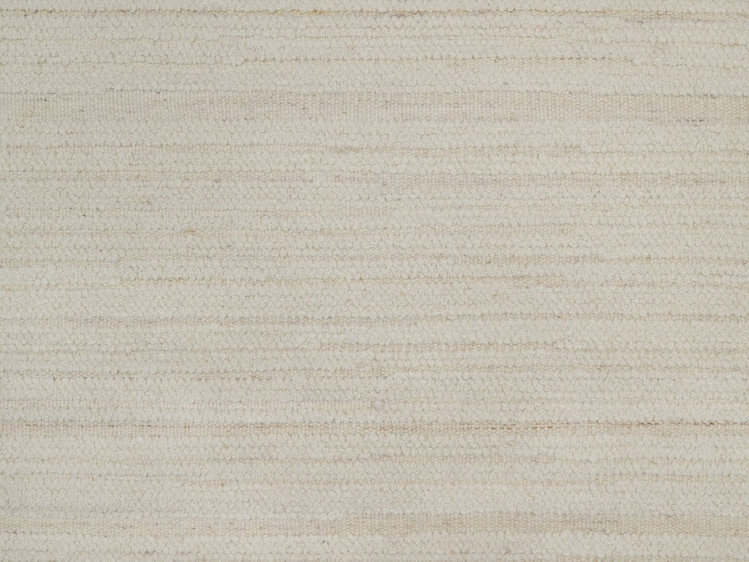 6'0" x 6'0" New Hand Knotted Ivory Wool Round Oriental Rug - MOA10292277