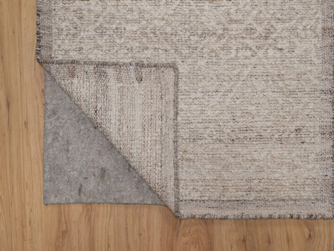 2'6" x 10'0" New Hand Knotted Brown Wool Runner Oriental Rug - MOA10292282