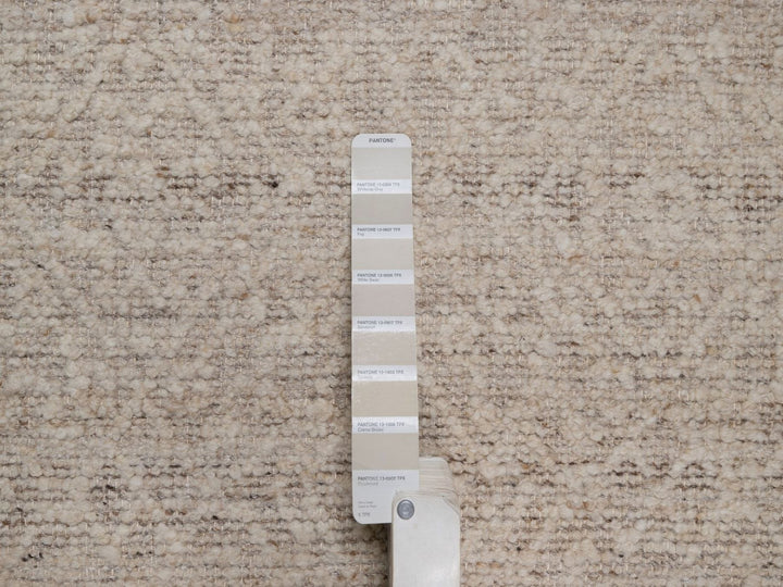 2'6" x 10'0" New Hand Knotted Brown Wool Runner Oriental Rug - MOA10292282