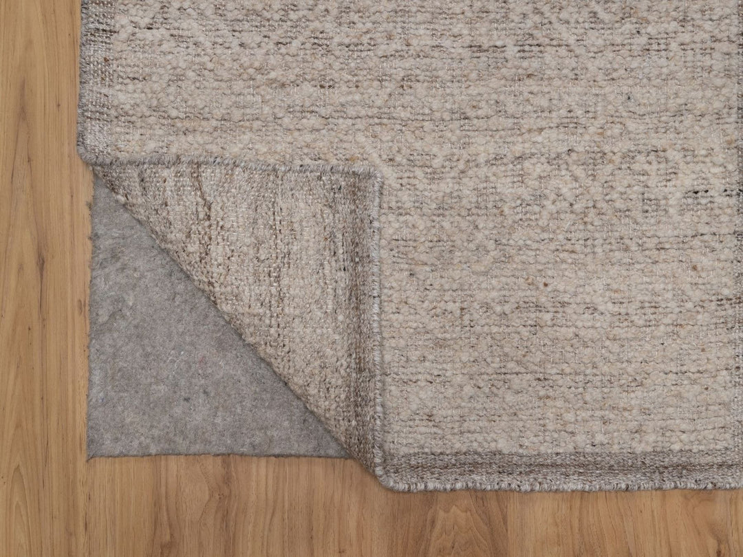 2'6" x 11'10" New Hand Knotted Brown Wool Runner Oriental Rug - MOA10292284