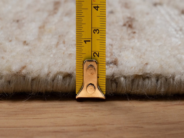 2'5" x 8'1" New Hand Knotted Ivory Wool Runner Oriental Rug - MOA10292289