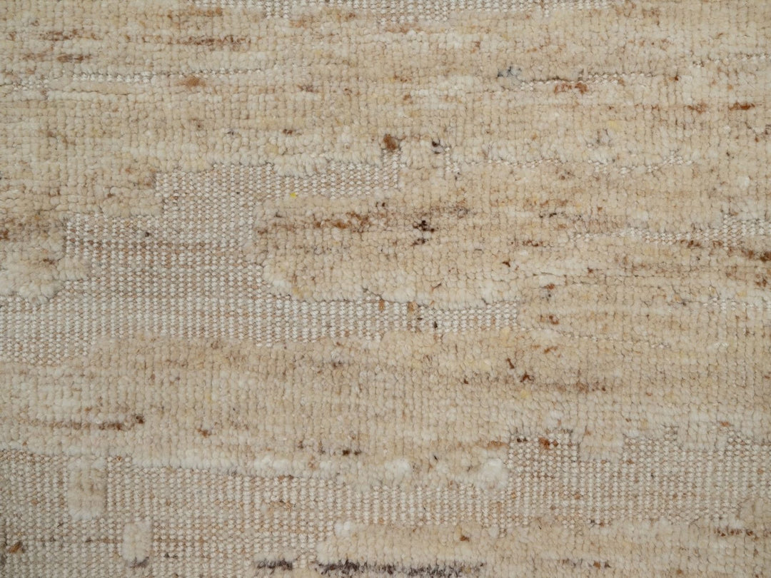 2'2" x 3'0" New Hand Knotted Ivory Wool Rectangle Oriental Rug - MOA10292290