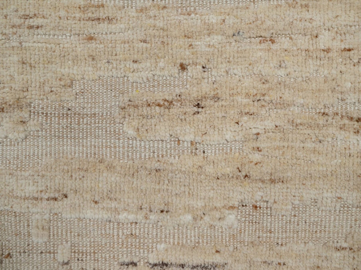 2'2" x 3'4" New Hand Knotted Ivory Wool Rectangle Oriental Rug - MOA10292291