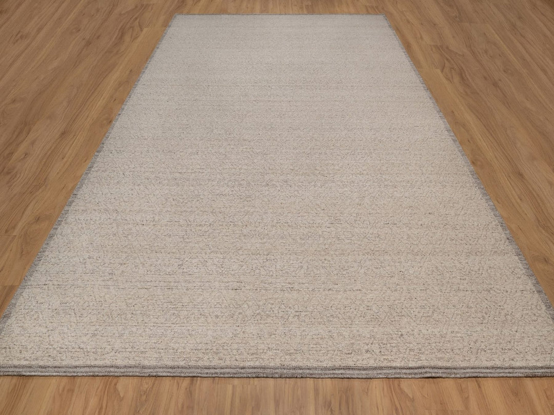 10'1" x 14'0" New Hand Knotted Brown Wool Rectangle Oriental Rug - MOA10292292