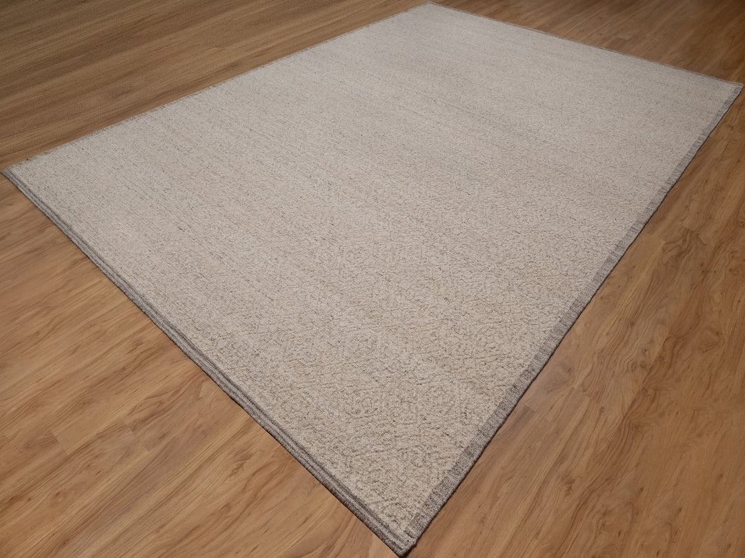 10'1" x 14'0" New Hand Knotted Brown Wool Rectangle Oriental Rug - MOA10292292