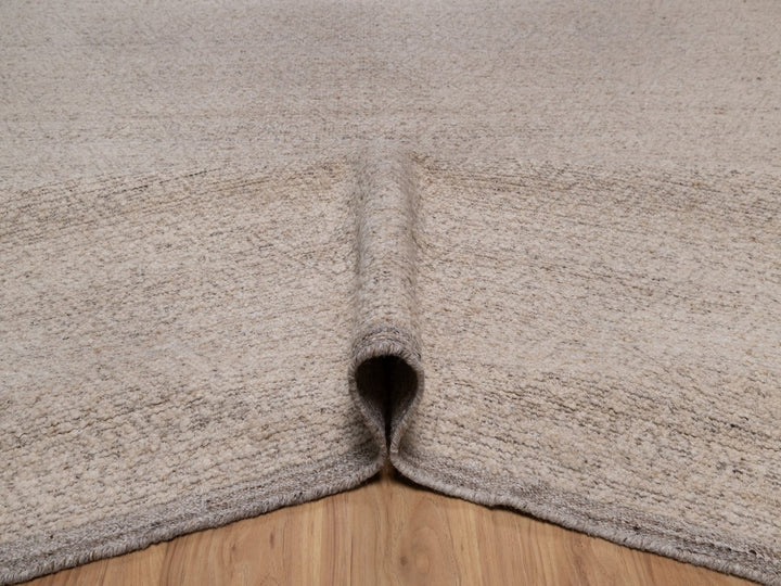 10'1" x 14'0" New Hand Knotted Brown Wool Rectangle Oriental Rug - MOA10292292