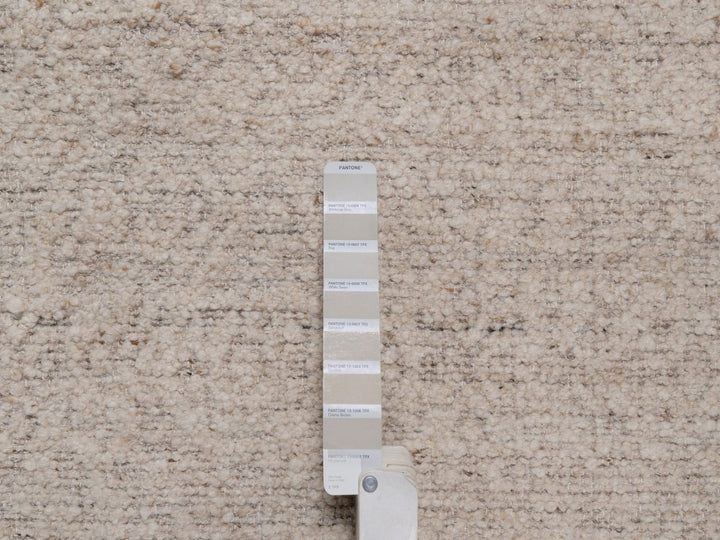 10'1" x 14'0" New Hand Knotted Brown Wool Rectangle Oriental Rug - MOA10292292