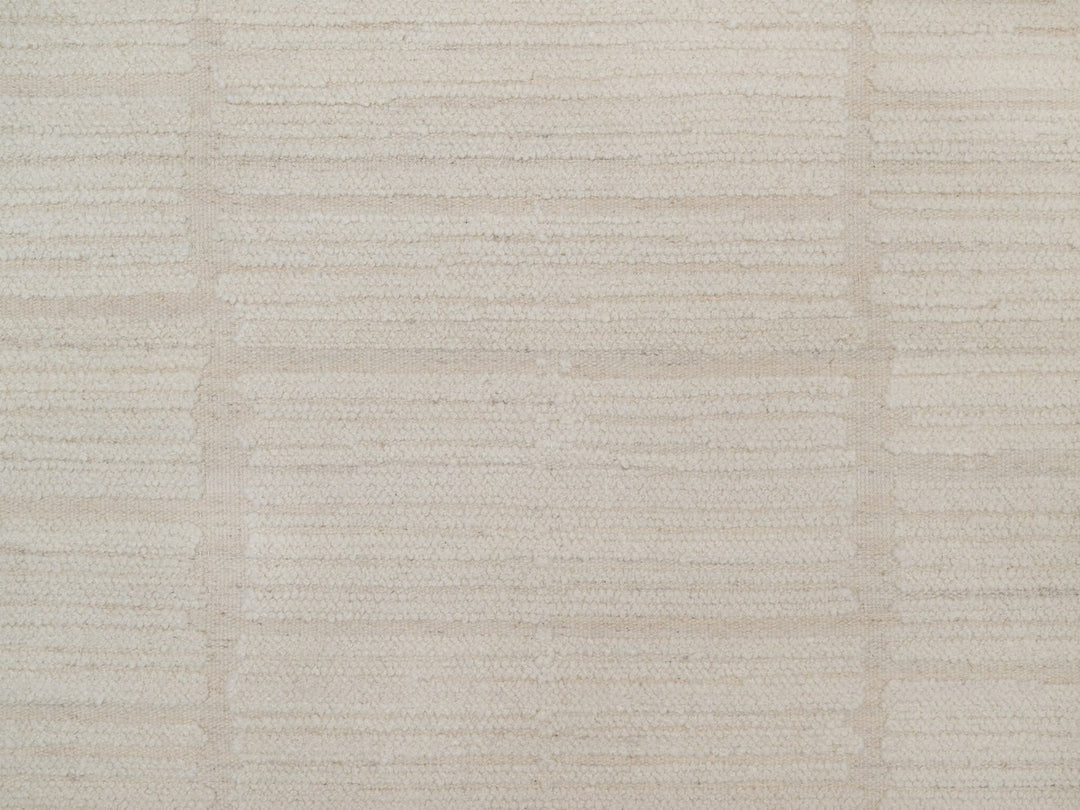 10'0" x 14'2" New Hand Knotted Ivory Wool Rectangle Oriental Rug - MOA10292300