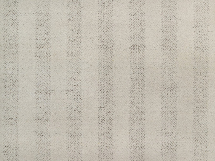 12'0" x 14'11" New Hand Knotted Ivory Wool Rectangle Oriental Rug - MOA10292301