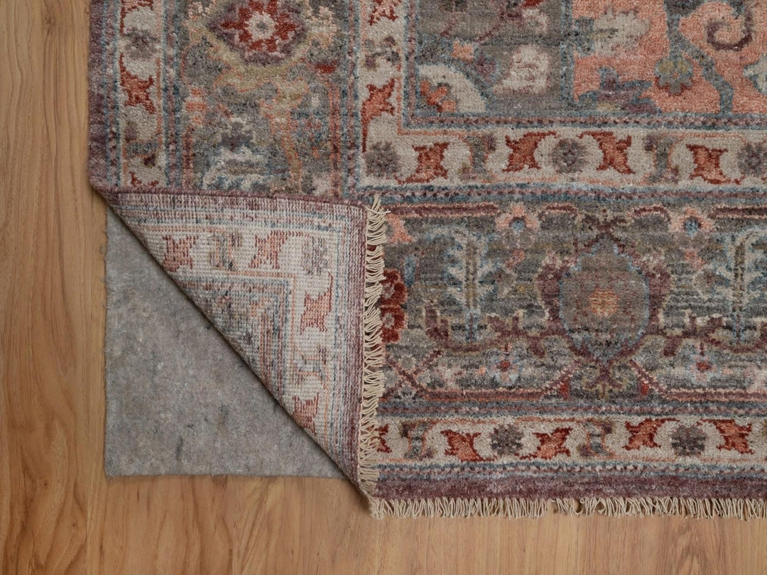 8'11" x 11'8" New Hand Knotted Red Wool Rectangle Oriental Rug - MOA10292307