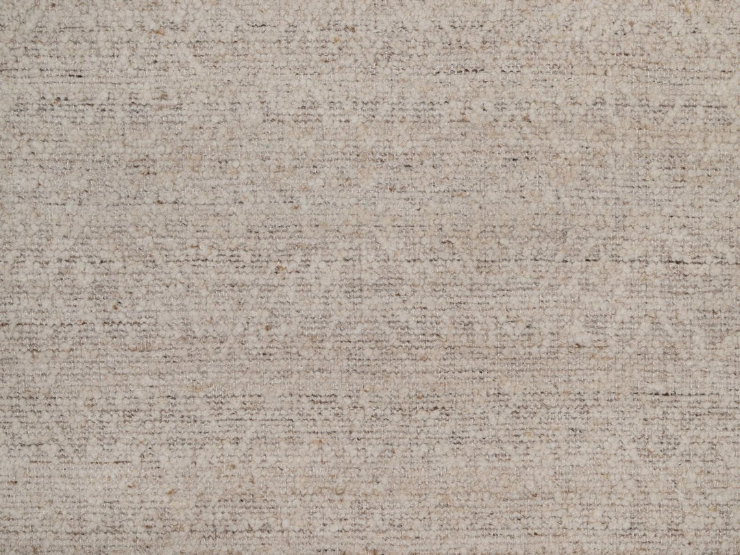 7'11" x 7'11" New Hand Knotted Brown Wool Round Oriental Rug - MOA10292313