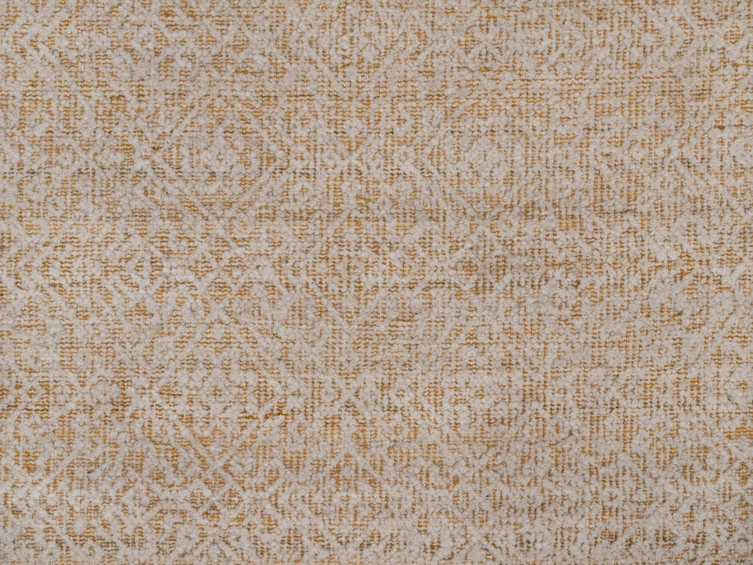 8'11" x 12'0" New Hand Knotted Ivory Wool Rectangle Oriental Rug - MOA10292315