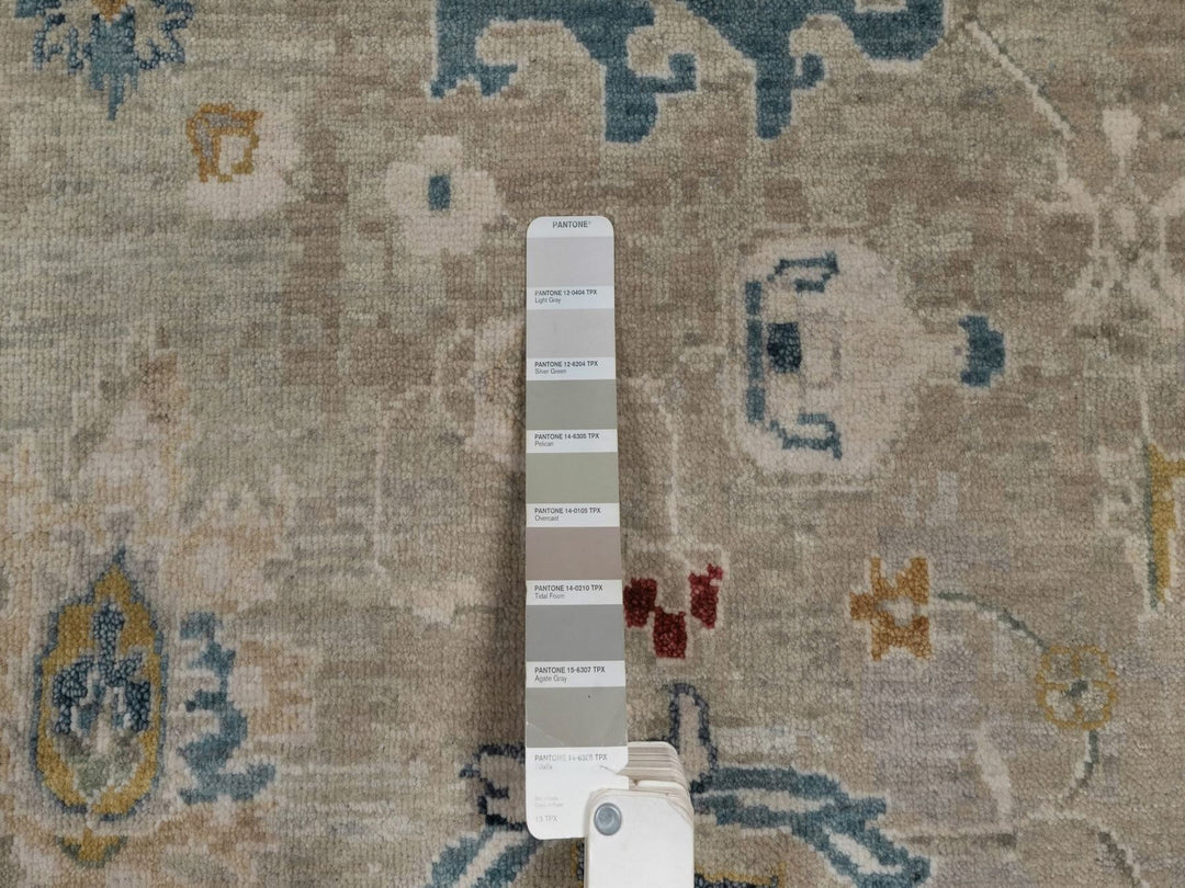 2'0" x 3'0" New Hand Knotted Grey Wool Rectangle Oriental Rug - MOA10292320