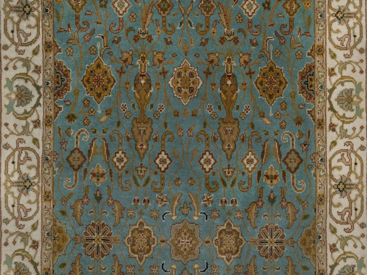 2'11" x 20'3" New Hand Knotted Blue Wool Runner Oriental Rug - MOA10292324