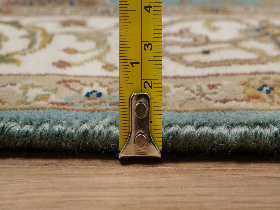 2'11" x 20'3" New Hand Knotted Blue Wool Runner Oriental Rug - MOA10292324