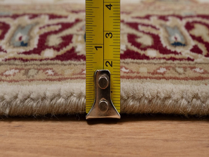 2'10" x 11'0" New Hand Knotted Ivory Wool Runner Oriental Rug - MOA10292348