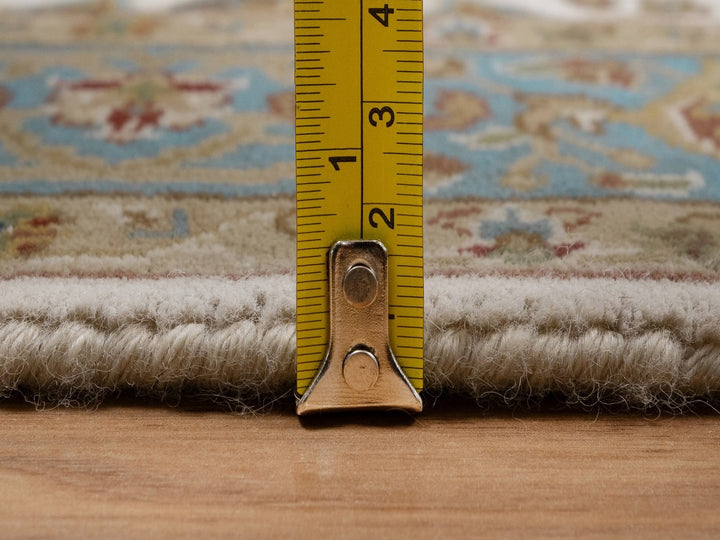 2'8" x 11'4" New Hand Knotted Ivory Wool Runner Oriental Rug - MOA10292349