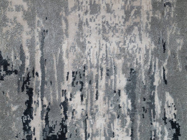 2'5" x 19'9" New Hand Knotted Ivory Wool & Silk Runner Oriental Rug - MOA10292380