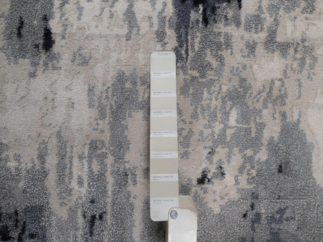 2'0" x 3'0" New Hand Knotted Ivory Wool & Silk Rectangle Oriental Rug - MOA10292382