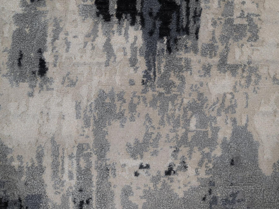 2'0" x 3'0" New Hand Knotted Ivory Wool & Silk Rectangle Oriental Rug - MOA10292382