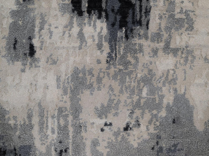 2'0" x 3'0" New Hand Knotted Ivory Wool & Silk Rectangle Oriental Rug - MOA10292382