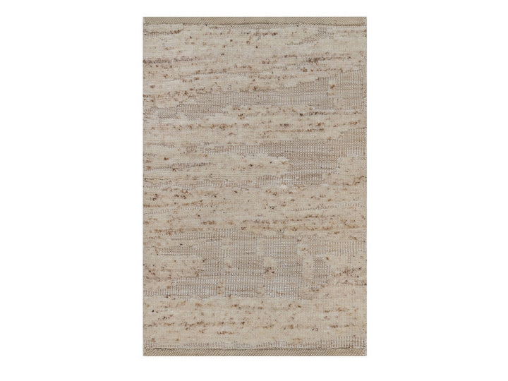 2'0" x 3'1" New Hand Knotted Ivory Wool Rectangle Oriental Rug - MOA10292391