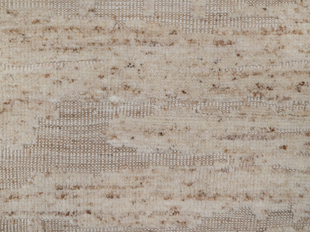 2'0" x 3'1" New Hand Knotted Ivory Wool Rectangle Oriental Rug - MOA10292391