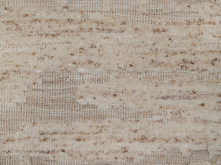 2'0" x 3'1" New Hand Knotted Ivory Wool Rectangle Oriental Rug - MOA10292391