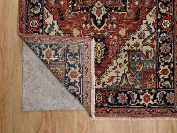 2'6" x 8'1" New Hand Knotted Red Wool Runner Oriental Rug - MOA10292403