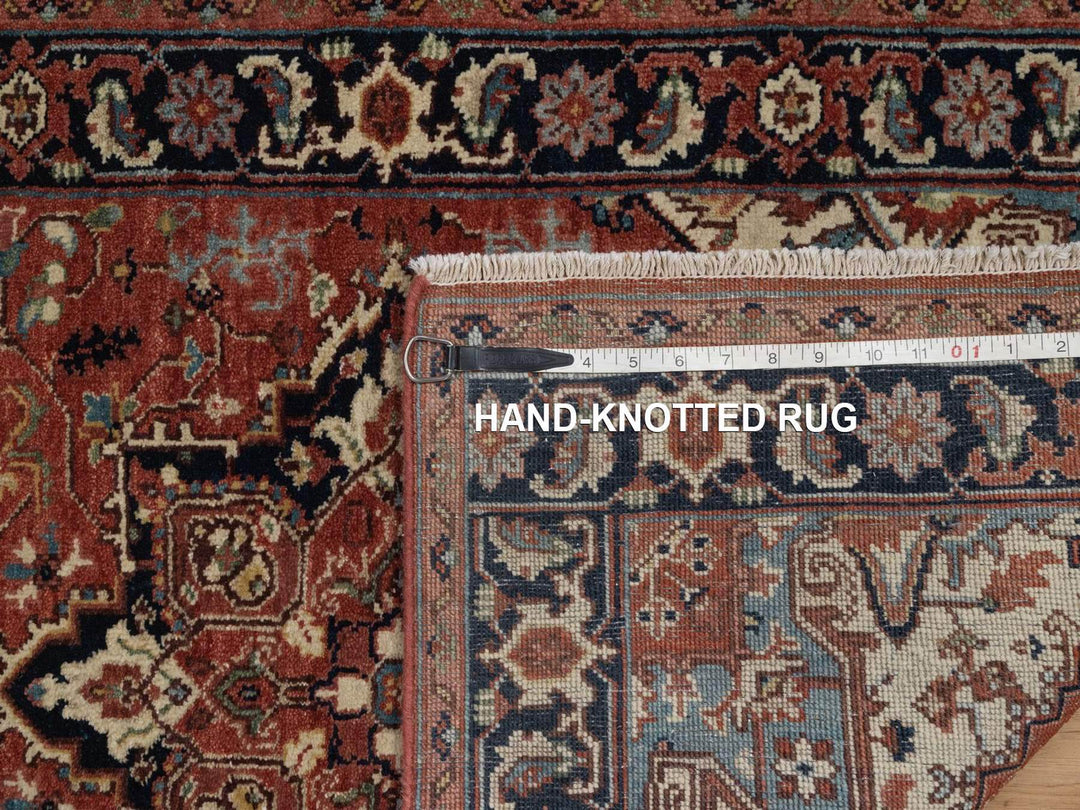 2'6" x 8'1" New Hand Knotted Red Wool Runner Oriental Rug - MOA10292403