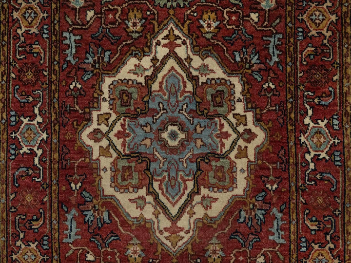 2'5" x 11'10" New Hand Knotted Red Wool Runner Oriental Rug - MOA10292405