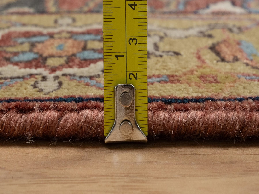 2'8" x 10'1" New Hand Knotted Red Wool Runner Oriental Rug - MOA10292406