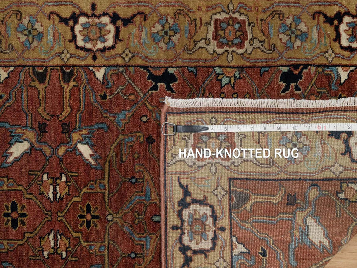 2'8" x 10'1" New Hand Knotted Red Wool Runner Oriental Rug - MOA10292406