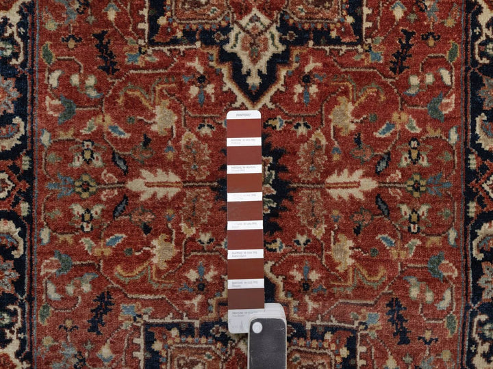 2'7" x 17'11" New Hand Knotted Red Wool Runner Oriental Rug - MOA10292412